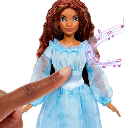 Mattel The Little Mermaid Sing & Discover Ariel Doll with Signature Dress, Toys Inspired by the Movie