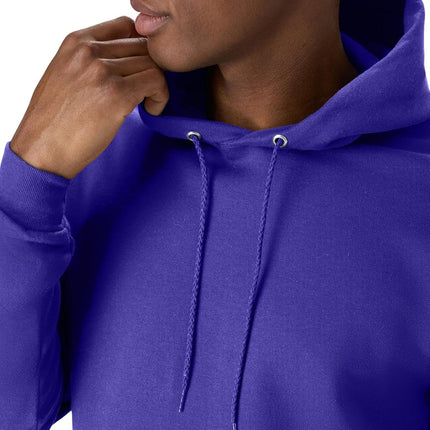 Hanes Men's EcoSmart Hoodie, Midweight Fleece, Pullover Hooded Sweatshirt, Purple, XL