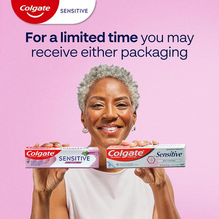 Colgate Sensitive Maximum Strength Whitening Toothpaste(Gel) - 6 ounce (3 Pack)