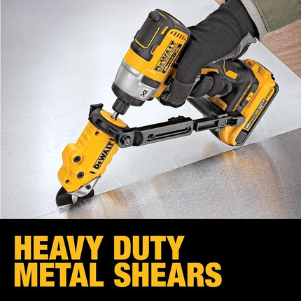 DEWALT DWASHRIR Metal Shears Attachment, Impact Ready,Black /Yellow