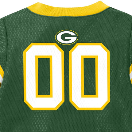 NFL Bay Packers Boys 2018Dazzle Bodysuit, Green, 6-12 Months