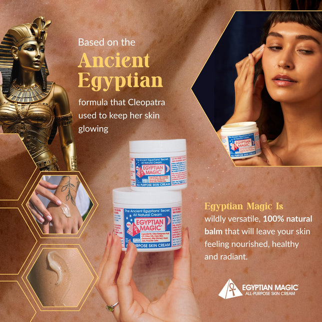 Egyptian Magic All Purpose Skin Cream, 118 ml Tarro Regular + 59ml Tarro de Viaje