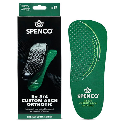 Spenco Rx Orthotic Arch Support 3/4 Length Shoe In