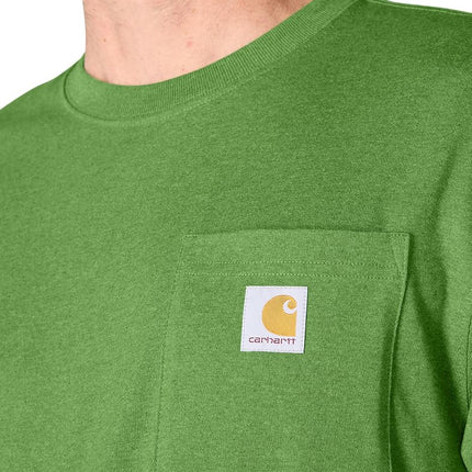 Carhartt Men's Iconic K87 Pocket T-Shirt, Harvest Sage Heather, XXL Tall