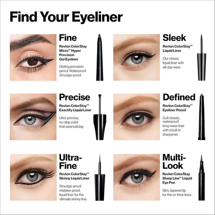 Revlon Colorstay Skinny Liquid Liner, Black Out 301