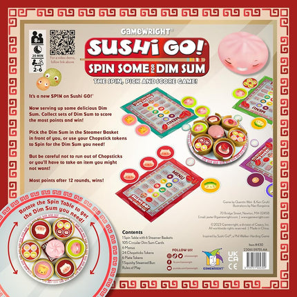 Gamewright Sushi Go Spin Some for Dim Sum- The Spin Pick and Score Game