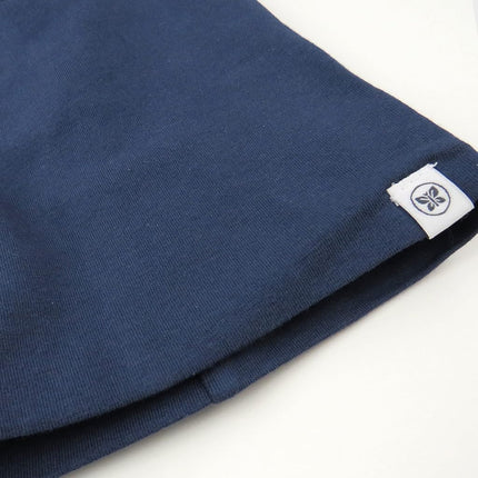 HonestBaby Conjunto de enterizo y gorro acanalado sin mangas de algodón orgánico para bebés niños y niñas, azul marino, 6-9 meses, azul marino (paquete de 2), 6-9 meses