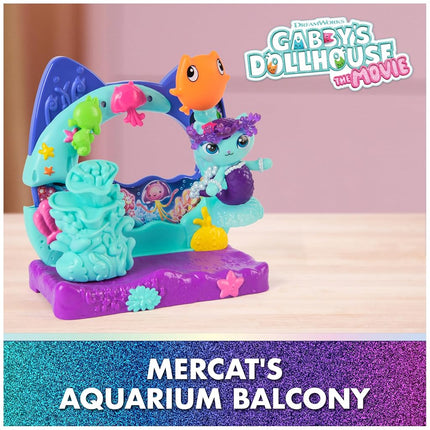 Gabby's Dollhouse Playset Movie Aquarium Balcony