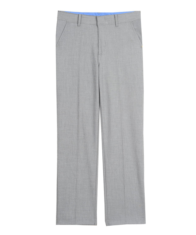 Izod Boys Patterned Flat Front Dress Pant, Sharksk