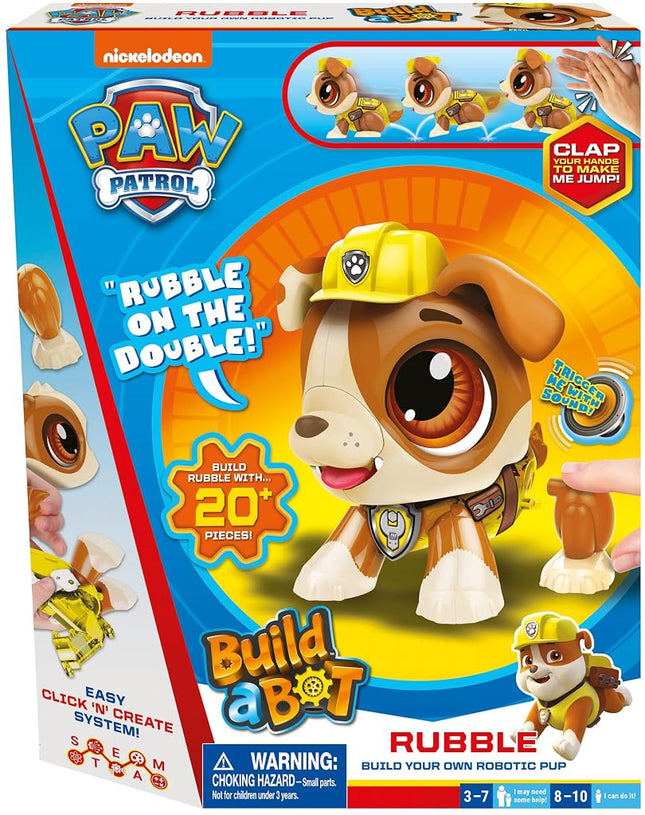 Goliath Build a Bot Paw Patrol Rubble - Build Your Own Robotic Pet - Ages 3-10