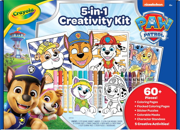 Crayola PAW Patrol Art Kit (60+Pcs), Art Set for K
