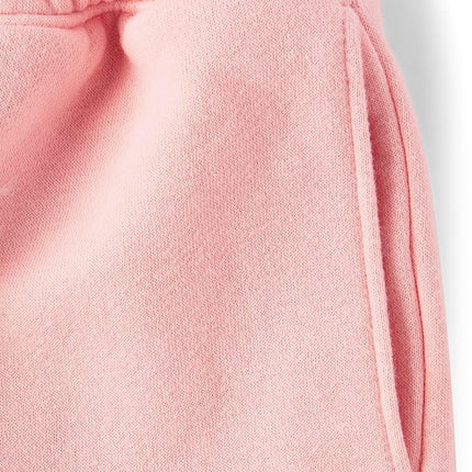 The Children's Place Girls' Active Fleece Jogger Pants, Light Pink, Medium