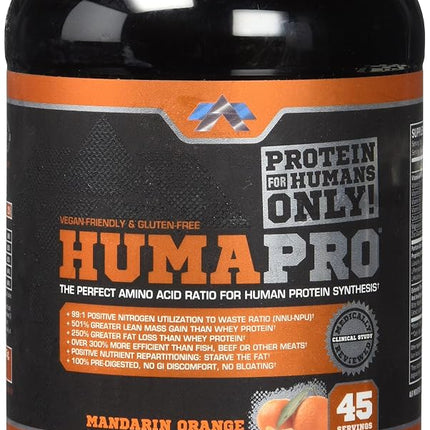 ALR Industries Humapro Powder, Mandarin Orange, 334 Gram
