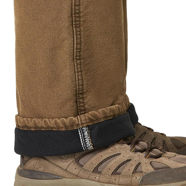 Wrangler Men's Rugged Wear Woodland Thermal Jean,Night Brown,38x30