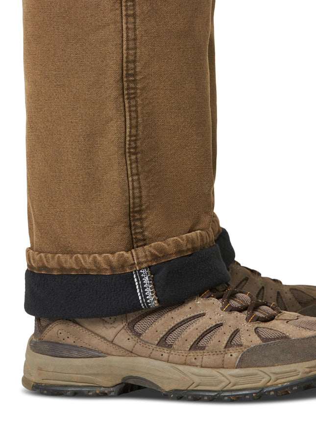 Wrangler Jean Térmico Woodland de Hombre, Marrón Noche, 36x32