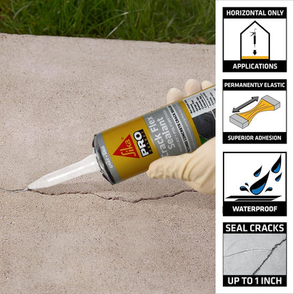 SIKA Corporation 427706 Crack Flex Sealant, 10-Ounce, Gray