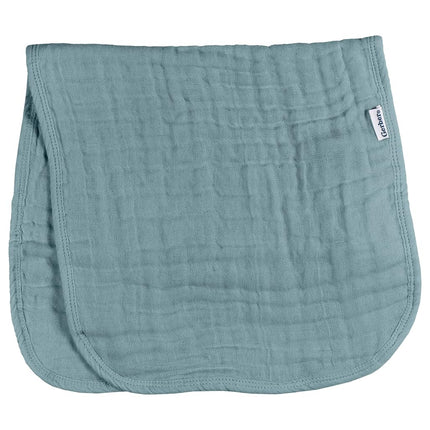 Gerber Baby Unisex Muslin Burp Cloths 6-Pack, Teal, Large Size 20" x 10"