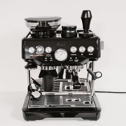 Prensador de Café Normcore V4 de 53.3mm - Prensador con Resorte – Prensador de Espresso para Barista con Resortes de Repuesto de 15lb / 25lb / 30lbs - Mango y Soporte de Aluminio Anodizado - Base Plana