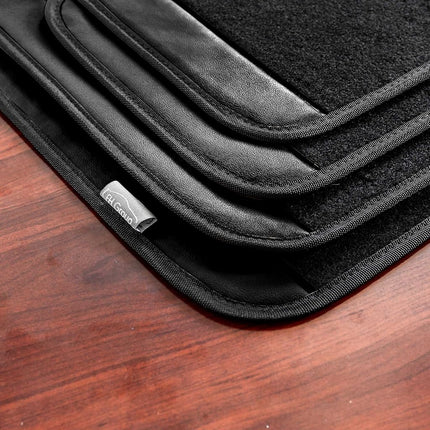 FH Group Car Floor Mats - Carpet Floor Mats for Cars, Universal Fit Automotive Floor Mats, All Purpose Car Floor Mats, Carpet Protector Mat for Most Sedan, SUV, Truck Floor Mats Black