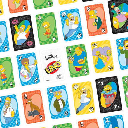 Mattel Games UNO The Simpsons Card Game, Ages 7+, 2-10 Players