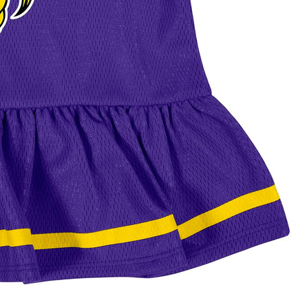 Vestido y cubrepañal de la NFL Minnesota Vikings, negro, 3-6 meses