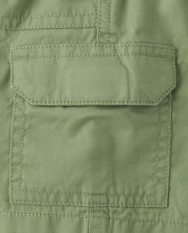 The Children's Place Boys Pull on Cargo Shorts, Misty Glen, 7