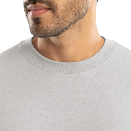 Wrangler Men's Jersey Knit Long Sleeve T-Shirt, Heather Grey, S
