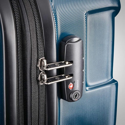 Samsonite Centric Hardside Expandable Luggage with Spinner Wheels, Teal, Carry-On 20-Inch.