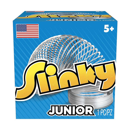 Collector’s Slinky the Original Walking Spring Toy, Black Metal Slinky