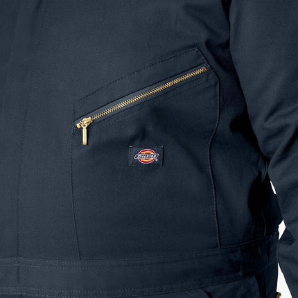 Mono de Trabajo Dickies para Hombre de Lujo de Manga Larga, Azul Marino Oscuro, Talla Extra Grande
