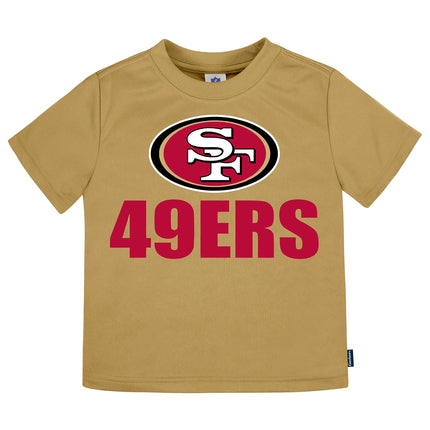 Gerber Unisex Baby NFL 3 Pack Short Sleeve Team Fan Tee Shirt