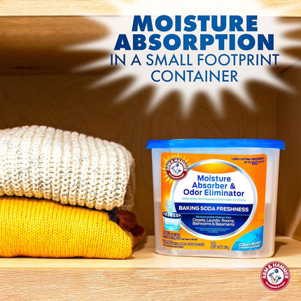 Arm & Hammer Clean Burst Moisture Absorber and Odor Eliminator 14 oz. Refills - 3 Pack White
