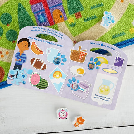 Melissa & Doug Blue's Clues & You! Children's Book - Poke-A-Dot: Shapes with Blue, Multicolor, 33006