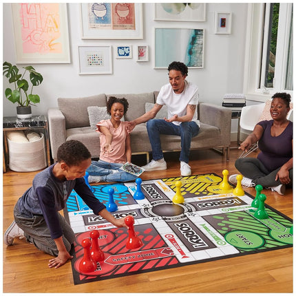 Giant SORRY! Classic Family Board Game Indoor Outdoor Retro Party Activity with Oversized Gameboard & Pieces, for Kids and Adults Ages 6 & up