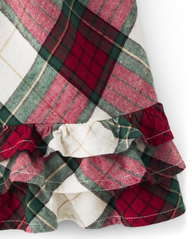 Gymboree Baby Girls' and Newborn Long Sleeve Dresses Seasonal, Holiday Plaid, 6-9 Months