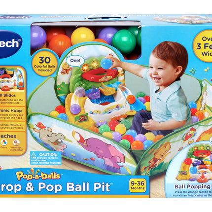 VTech Pop-a-Balls Drop & Pop Ball Pit (versión en inglés)
