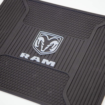 Plasticolor 001262R25 Dodge Ram Elite Utility Mat - Gray Logo