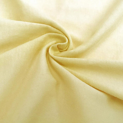 American Baby Company Supreme 100% Natural Cotton Jersey Knit Fitted Crib Sheet for Standard Crib and Toddler Mattresses, Maize, Soft Breathable, for Boys and Girls
