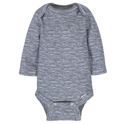Gerber Baby-Boys 6-Pack Long-Sleeve Onesies Bodysuit, Fox, Preemie