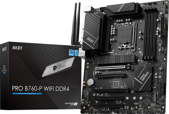 MSI PRO B760-P WiFi DDR4 ProSeries Motherboard (Su