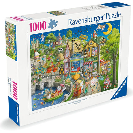 Ravensburger Mother Gooseville 1000 Piece Jigsaw Puzzle for Adults and Kids Age 12 Years Up