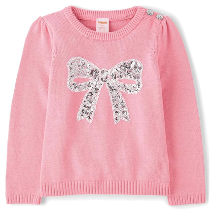 Suéteres de manga larga para niñas y bebés de Gymboree, cinta rosa, 12-18 meses