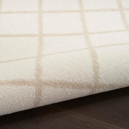 Nourison Grafix Farmhouse Ivory Beige 2'3" x 7'6" Area Rug, Easy Cleaning, Non Shedding, Bed Room, Living Room, Dining Room, Kitchen (2x8)