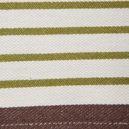 DII Decorative Embellished Dish Towel Set, Cotton, Harvest Stripe, 18x28