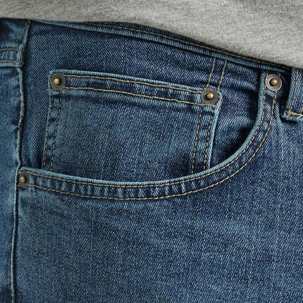Wrangler Pantalones vaqueros retro de corte ajustado para hombre, Dunn, 33W x 32L