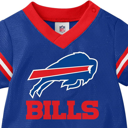 NFL Buffalo Bills Team Jersey Bodysuit, red/white/blue Buffalo Bills, 6-12 Months