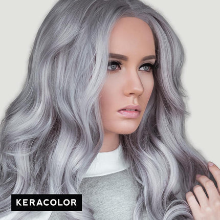 Keracolor Clenditioner Color Depositing Conditioner Colorwash, Silver, 12 fl. oz.