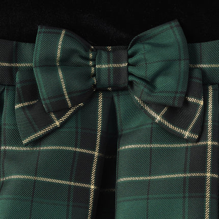 The Children's Place Baby-Girls and Newborn Holiday Dress, Green Plaid, 9-12 Months