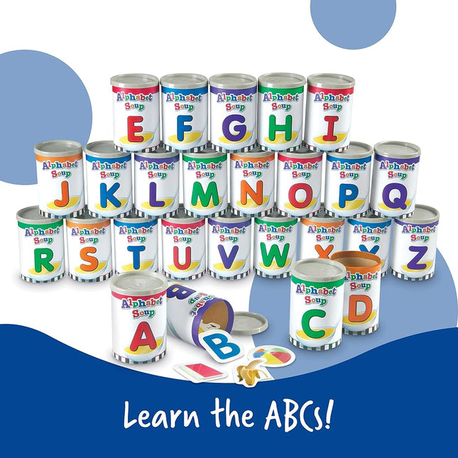 Learning Resources Alphabet Soup Sorters, Ages 4+