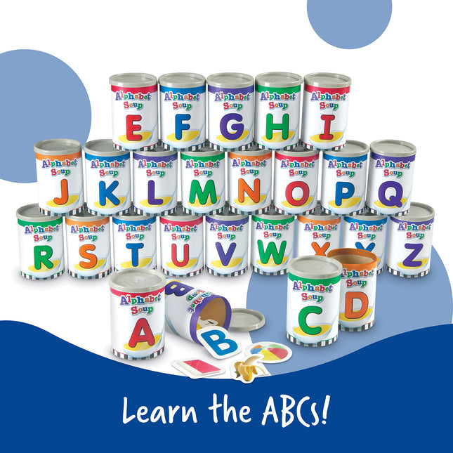 Learning Resources Alphabet Soup Sorters, Ages 4+